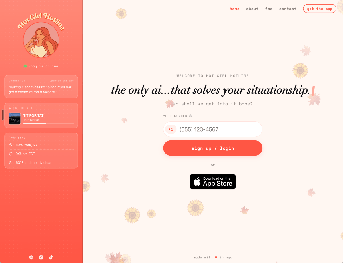 Hot Girl Hotline is like ‘Dear Abby’ for the AI era